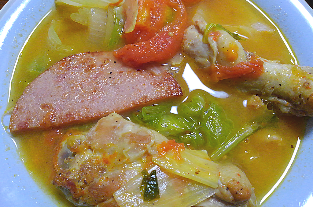 カレー味野菜スープ